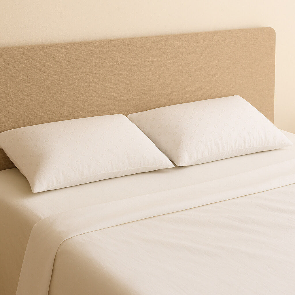 Anti-mite Fiber Pillow. LOW firmness