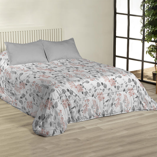 Edredón invierno floral. Disfruta de un estampado alegre y confortable.