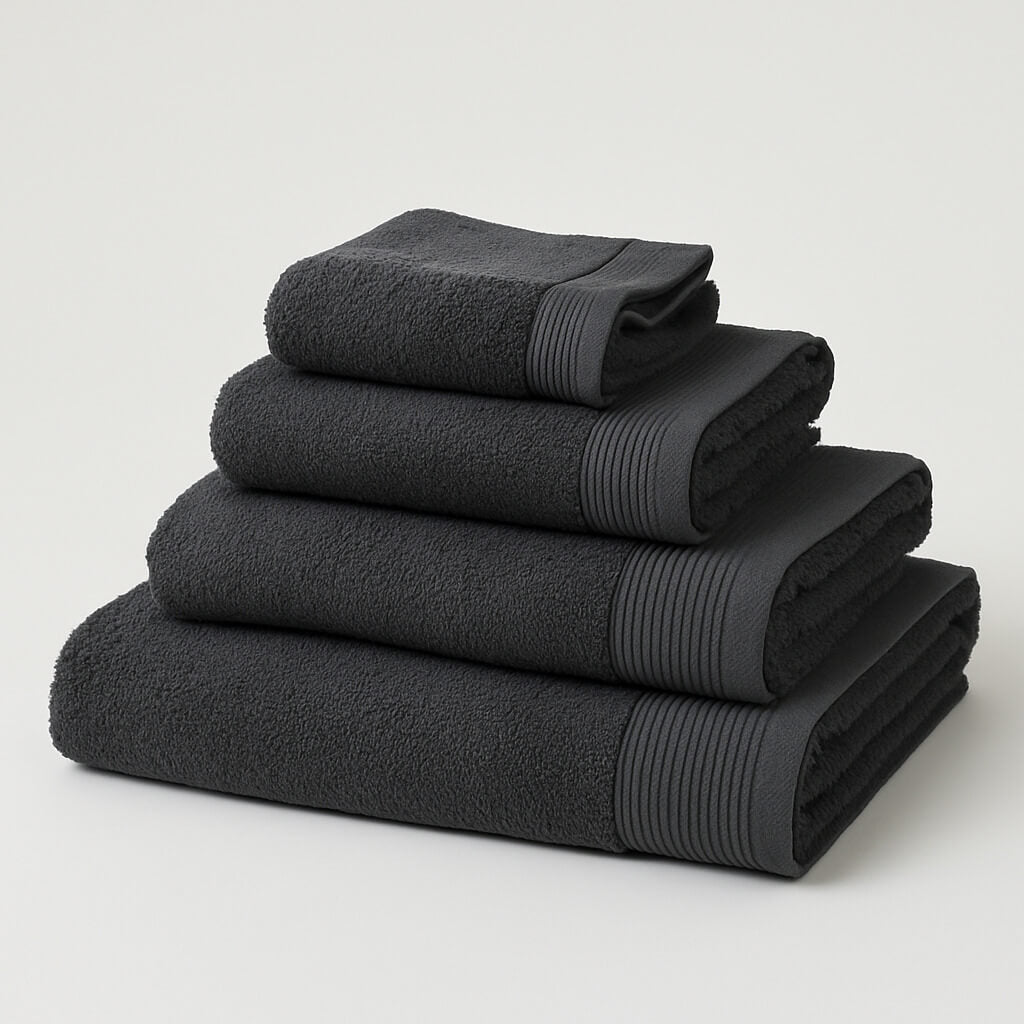 Basic bath towel 100% Cotton. Gray.