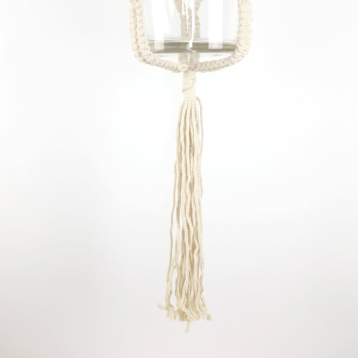 Extended hanging planter with diamond pattern. - Oma Home