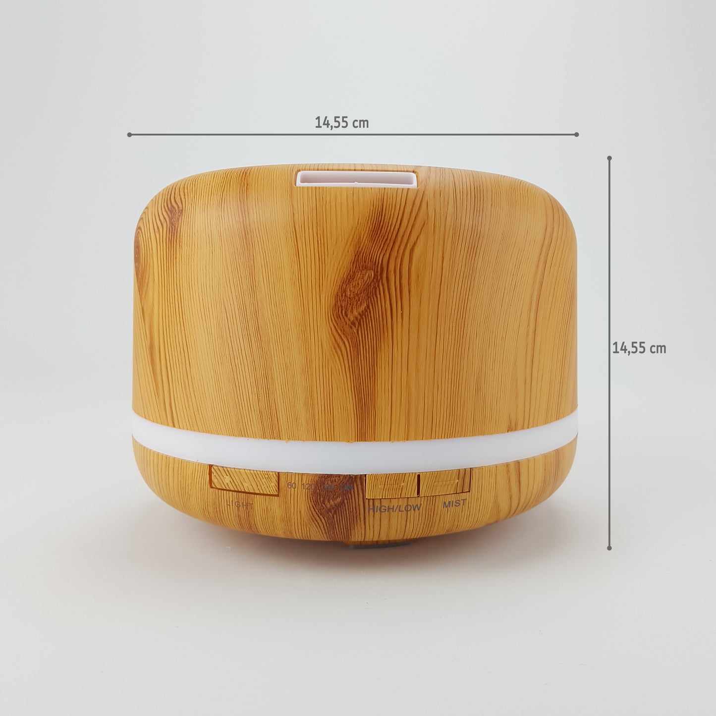 Difusor de aromas circular. Color marrón claro. - Oma Home