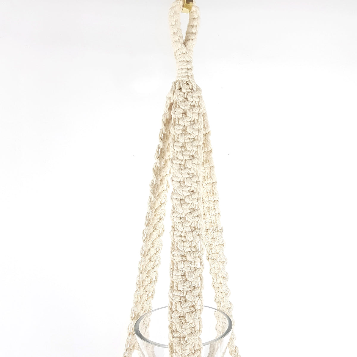 Extended hanging planter with diamond pattern. - Oma Home