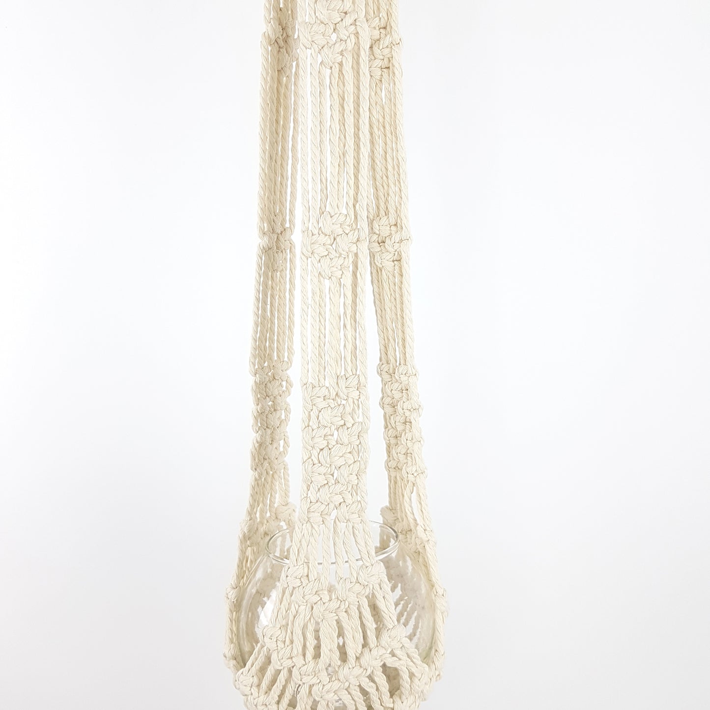 Macetero colgante Basic aro algodón. - Oma Home