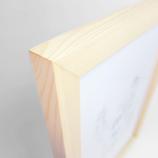 Marco Basic madera natural de pared. - Oma Home