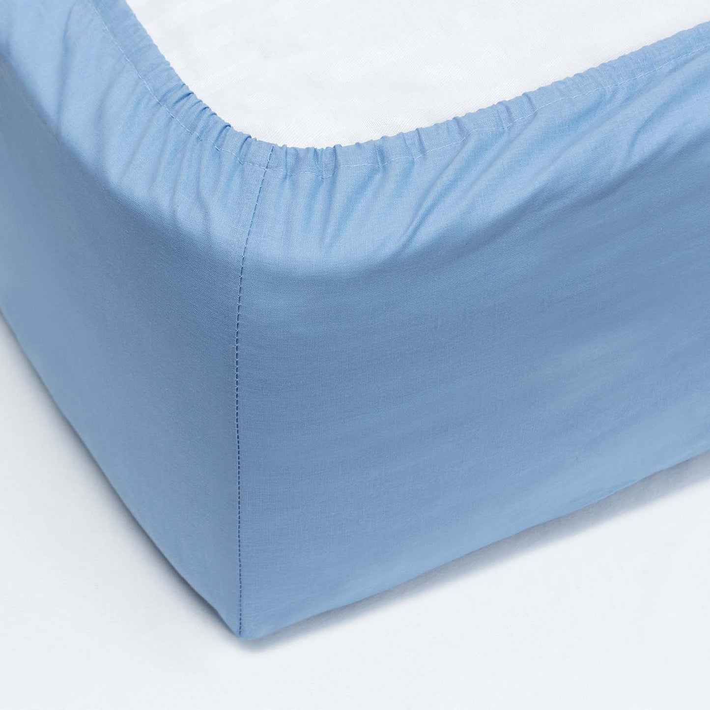 Bajera ajustable 100% Algodón Basic. Lisa Color Azul.