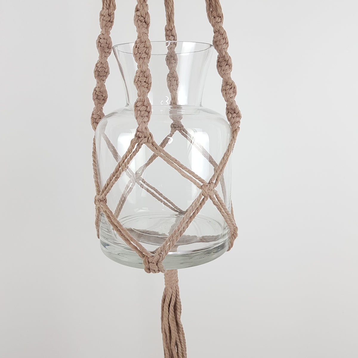 Brown hanging planter. - Oma Home