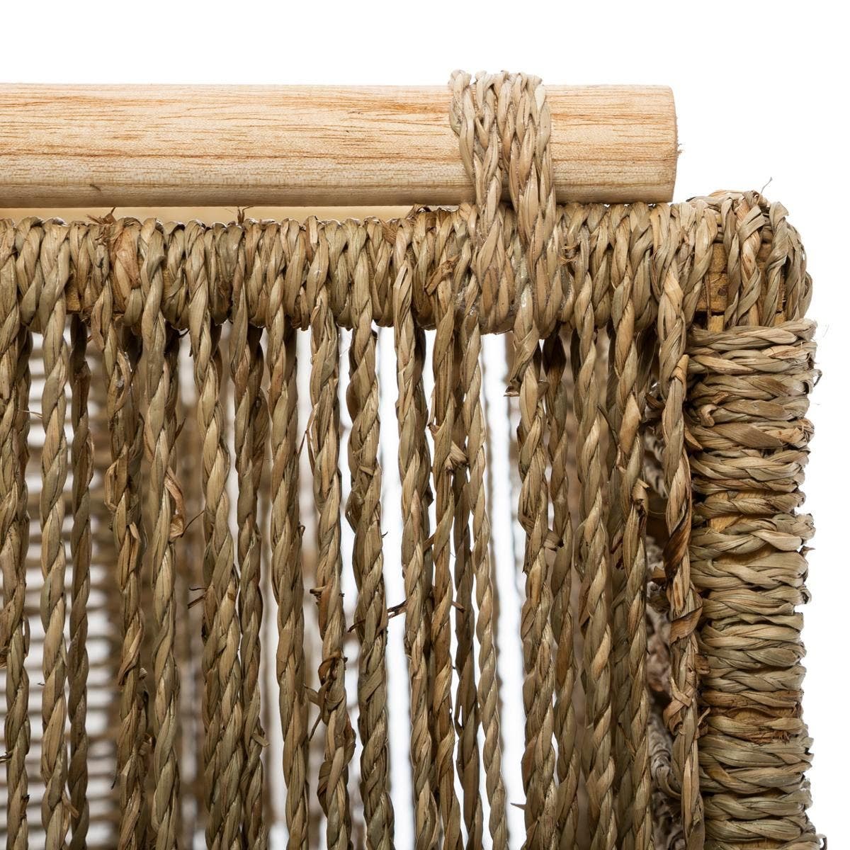 Cesta tipo caja, de cuerda. - Oma Home