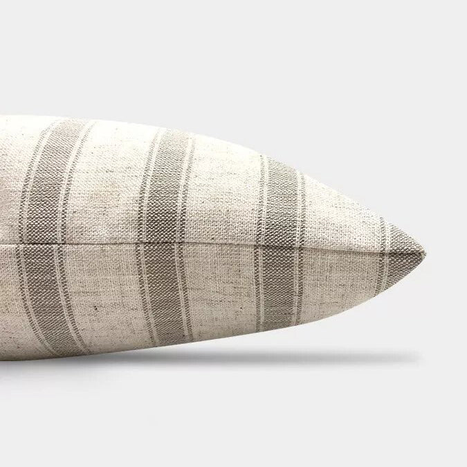 Funda de Cojín Rayas. Beige - Oma Home
