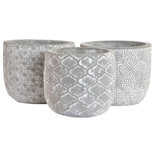 Macetero de Cemento Elegante y Duradero con figuras. Ideal para Exteriores e Interiores.