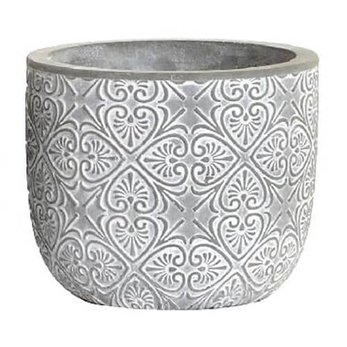 Macetero de Cemento Elegante y Duradero con figuras. Ideal para Exteriores e Interiores.