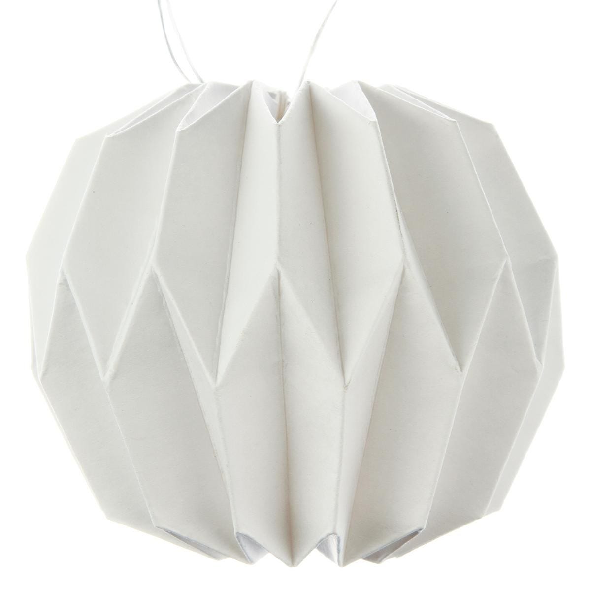 Guirnalda con 10 bolas blancas. 150cm - Oma Home