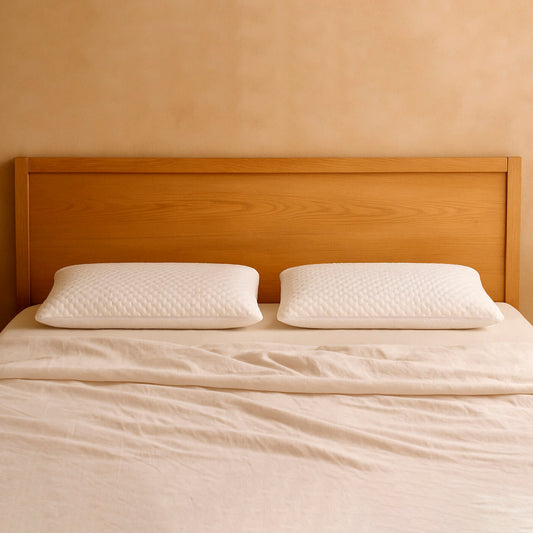 Almohada viscoelástica Firmeza media-baja +12 cm, ideal para dormir boca abajo