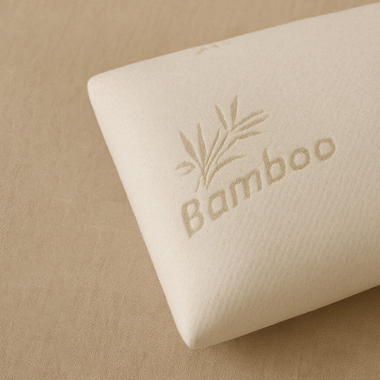 Almohada viscoelástica con funda de bamboo – Máxima adaptabilidad y frescor natural