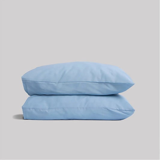 Funda de almohada 100% Algodón Basic, Color Azul.