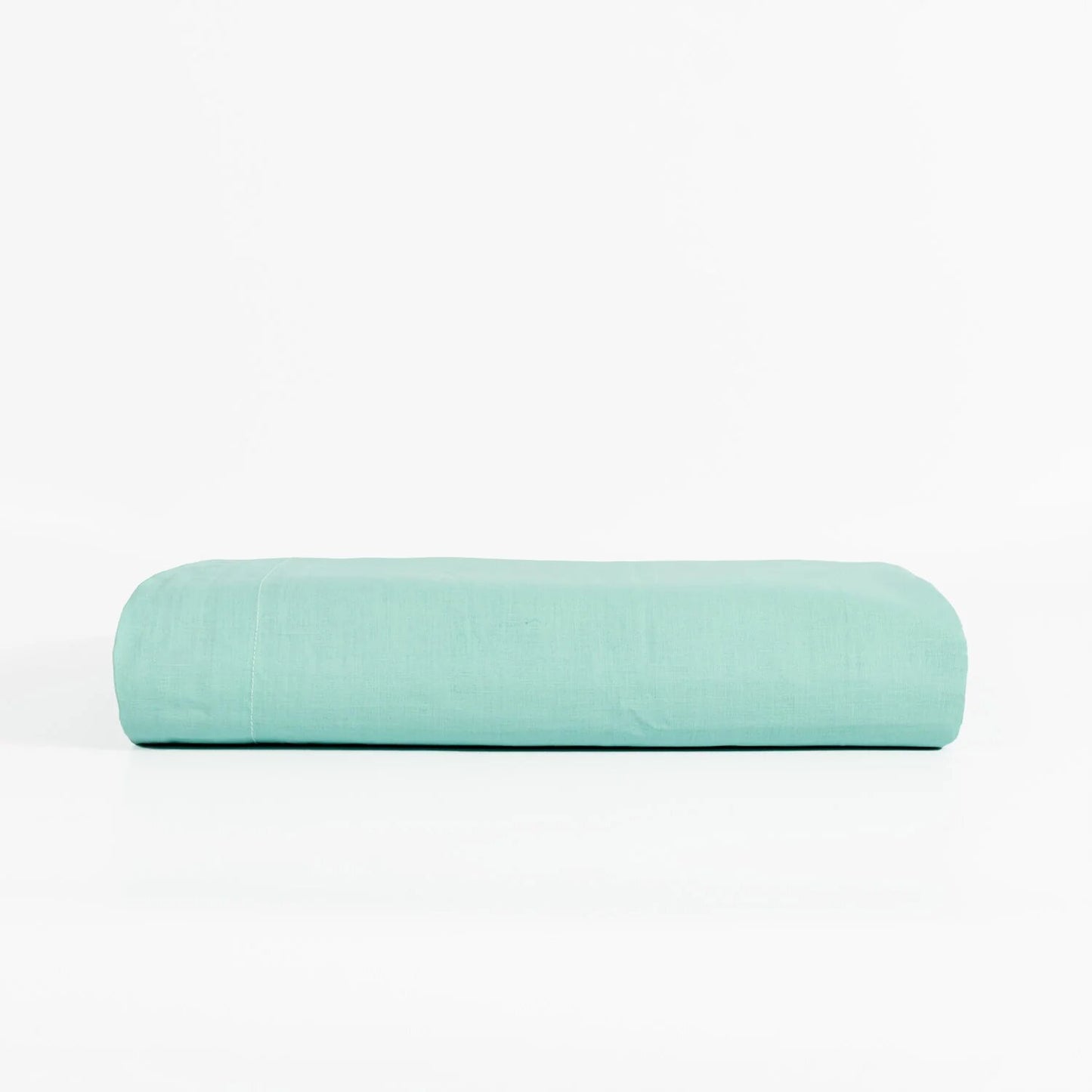 Juego de sábanas 100% Algodón Basic, Color Verde agua.