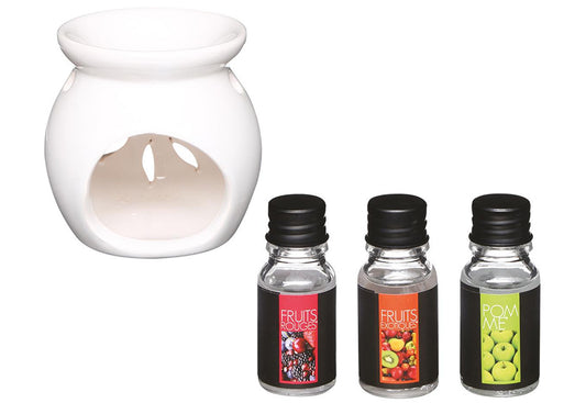 Set quemador de aceite esencial. Frutal - Oma Home