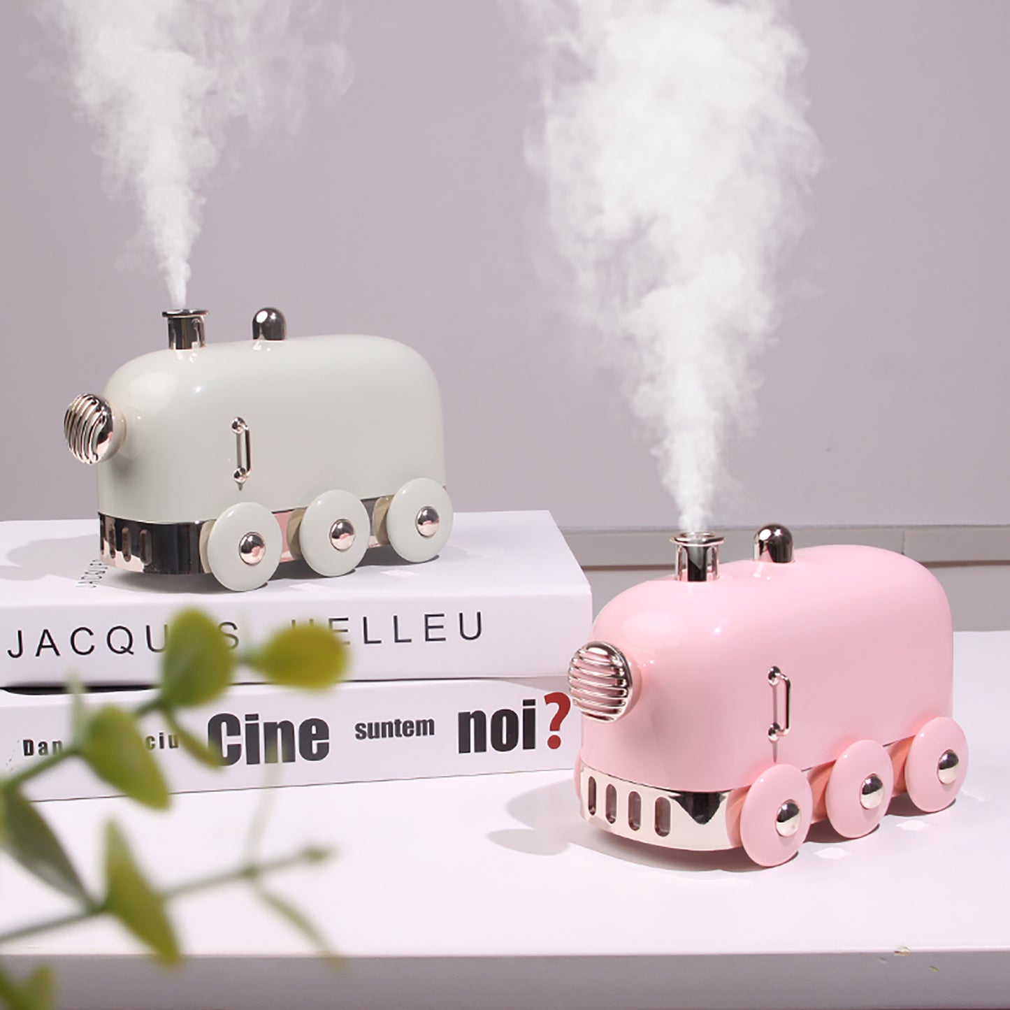 Humidificador Train. Color Verde agua. - Oma Home