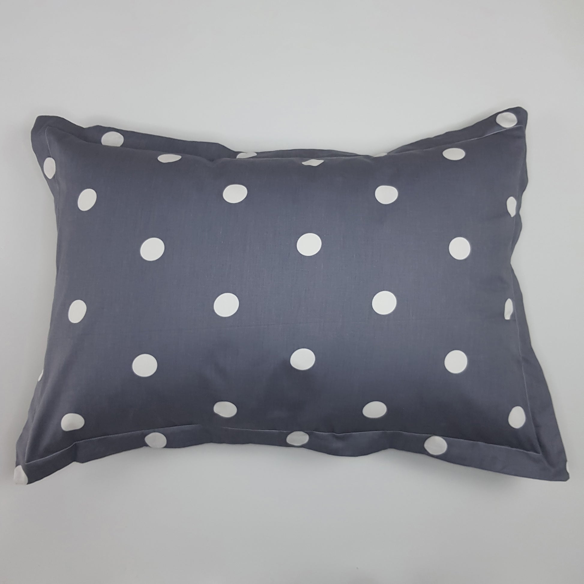 Funda de almohada con estampado de topos, reversible. - Oma Home