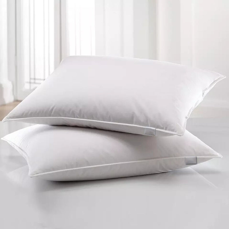 Feather touch fiber pillow. Medium-Low Firmness