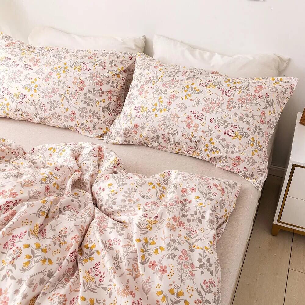 Duvet cover mini spring flower 100 Cotton