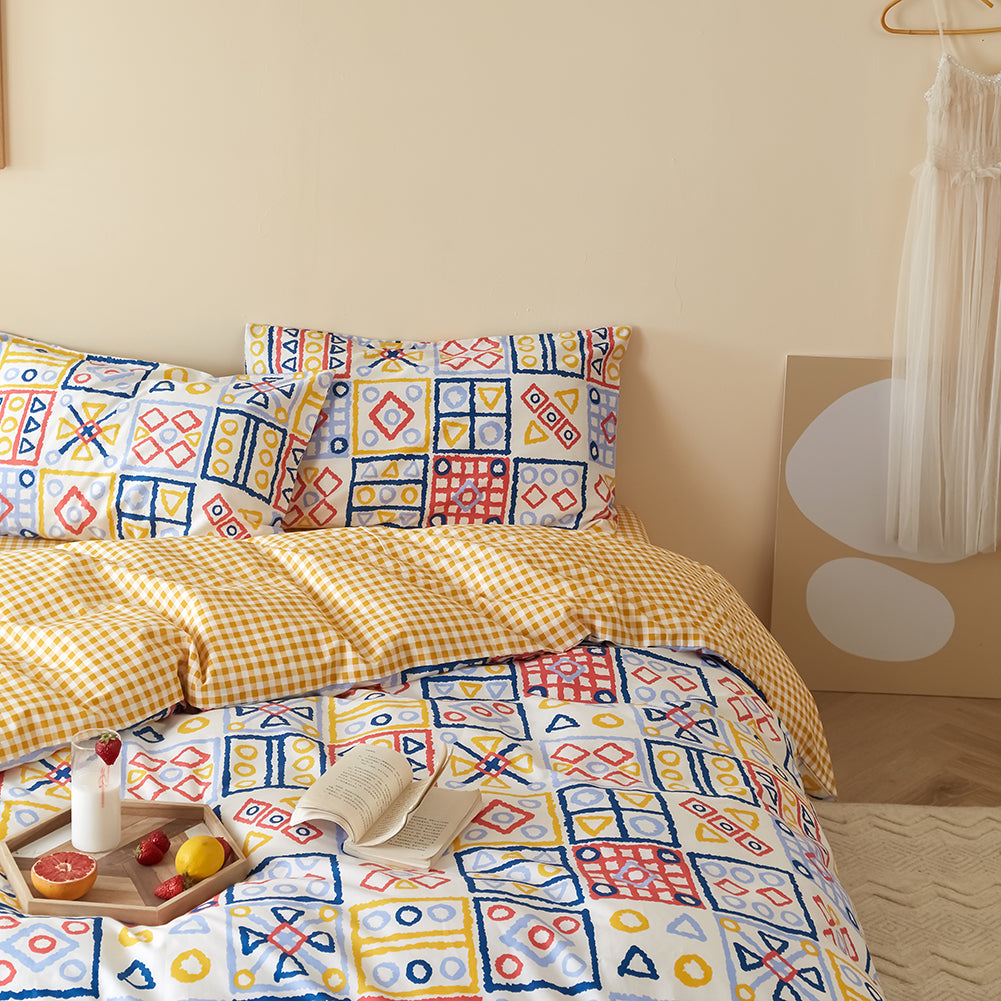 Funda de almohada con estampado, reversible. - Oma Home